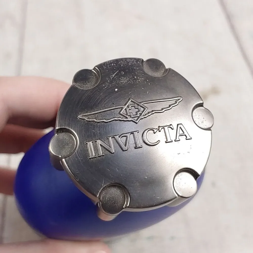 EMPTY, NO LIQUID - Invicta Sea Hunter Collector Edition Cologne Bottle 3.4 Fl Oz